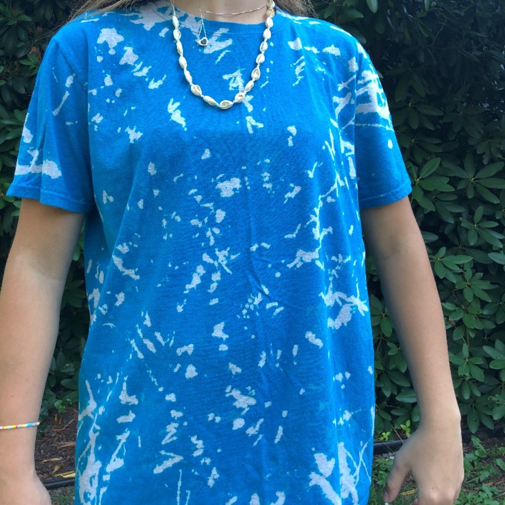 Bleach dyed t shirt
